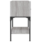 Bedside Tables 2 pcs Grey Sonoma 40.5x31x60 cm Engineered Wood