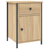 Bedside Cabinets 2 pcs Sonoma Oak 40x42x60 cm Engineered Wood - 45-Degree Angle