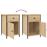 Bedside Cabinets 2 pcs Sonoma Oak 40x42x60 cm Engineered Wood - Extra Image