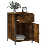Bedside Cabinets 2 pcs Smoked Oak 40x42x60 cm Engineered Wood - Top-Down View