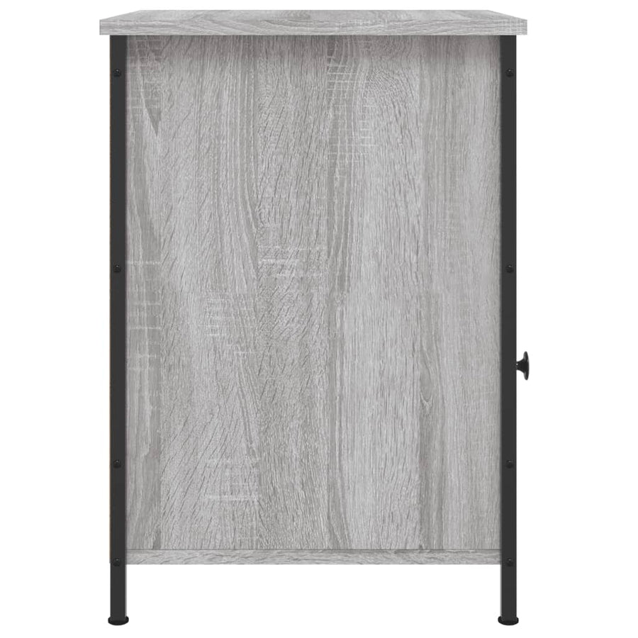 Bedside Cabinet Grey Sonoma 40x42x60 cm Engineered Wood