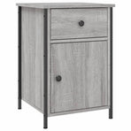 Bedside Cabinets 2 pcs Grey Sonoma 40x42x60 cm Engineered Wood