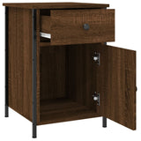 Bedside Cabinets 2 pcs Brown Oak 40x42x60 cm Engineered Wood - Close-Up Angle