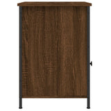 Bedside Cabinets 2 pcs Brown Oak 40x42x60 cm Engineered Wood - Low Angle