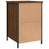 Bedside Cabinets 2 pcs Brown Oak 40x42x60 cm Engineered Wood - Extra Image