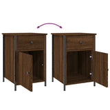 Bedside Cabinets 2 pcs Brown Oak 40x42x60 cm Engineered Wood - Extra Image