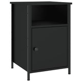 Bedside Cabinets 2 pcs Black 40x42x60 cm Engineered Wood - 45-Degree Angle