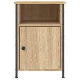 Bedside Cabinets 2 pcs Sonoma Oak 40x42x60 cm Engineered Wood - Rear View