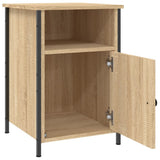Bedside Cabinets 2 pcs Sonoma Oak 40x42x60 cm Engineered Wood - Close-Up Angle