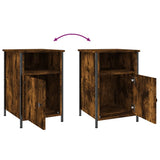 Bedside Cabinets 2 pcs Smoked Oak 40x42x60 cm Engineered Wood - Extra Image