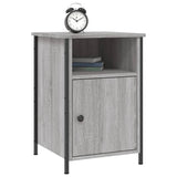 Bedside Cabinet Grey Sonoma 40x42x60 cm Engineered Wood - Side View