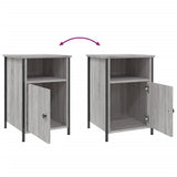 Bedside Cabinet Grey Sonoma 40x42x60 cm Engineered Wood