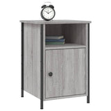 Bedside Cabinets 2 pcs Grey Sonoma 40x42x60 cm Engineered Wood - Side View
