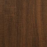 Bedside Cabinet Brown Oak 40x42x60 cm Engineered Wood - Extra Image