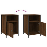Bedside Cabinets 2 pcs Brown Oak 40x42x60 cm Engineered Wood - Extra Image