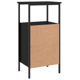 Bedside Cabinets 2 pcs Black 41x31x80 cm Engineered Wood - Extra Image