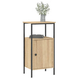Bedside Cabinet Sonoma Oak 41x31x80 cm Engineered Wood - Close-Up Angle