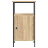 Bedside Cabinet Sonoma Oak 41x31x80 cm Engineered Wood - Side View