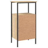 Bedside Cabinet Sonoma Oak 41x31x80 cm Engineered Wood - 45-Degree Angle