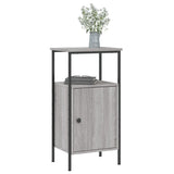 Bedside Cabinet Grey Sonoma 41x31x80 cm Engineered Wood - Close-Up Angle