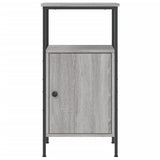 Bedside Cabinets 2 pcs Grey Sonoma 41x31x80 cm Engineered Wood - Top-Down View