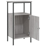 Bedside Cabinets 2 pcs Grey Sonoma 41x31x80 cm Engineered Wood - 45-Degree Angle