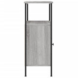 Bedside Cabinets 2 pcs Grey Sonoma 41x31x80 cm Engineered Wood - Close-Up Angle
