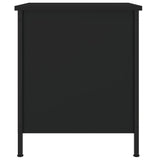 Bedside Cabinet Black 40x42x50 cm Engineered Wood - Close-Up Angle