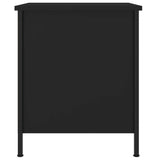Bedside Cabinets 2 pcs Black 40x42x50 cm Engineered Wood - Low Angle
