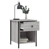 Bedside Cabinets 2 pcs Grey Sonoma 40x42x50 cm Engineered Wood - 45-Degree Angle