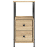 Bedside Cabinet Sonoma Oak 34x35.5x70 cm Engineered Wood
