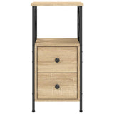 Bedside Cabinets 2 pcs Sonoma Oak 34x35.5x70 cm Engineered Wood