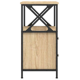 Bedside Cabinets 2 pcs Sonoma Oak 34x35.5x70 cm Engineered Wood - Close-Up Angle