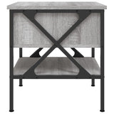 Bedside Table Grey Sonoma 40x42x45 cm Engineered Wood - Close-Up Angle