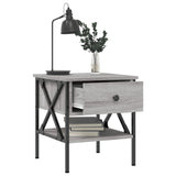 Bedside Tables 2 pcs Grey Sonoma 40x42x45 cm Engineered Wood - Top-Down View