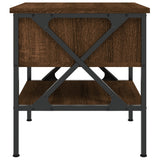 Bedside Tables 2 pcs Brown Oak 40x42x45 cm Engineered Wood - Low Angle