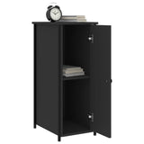 Bedside Cabinets 2 pcs Black 32x42x80 cm Engineered Wood - Top-Down View