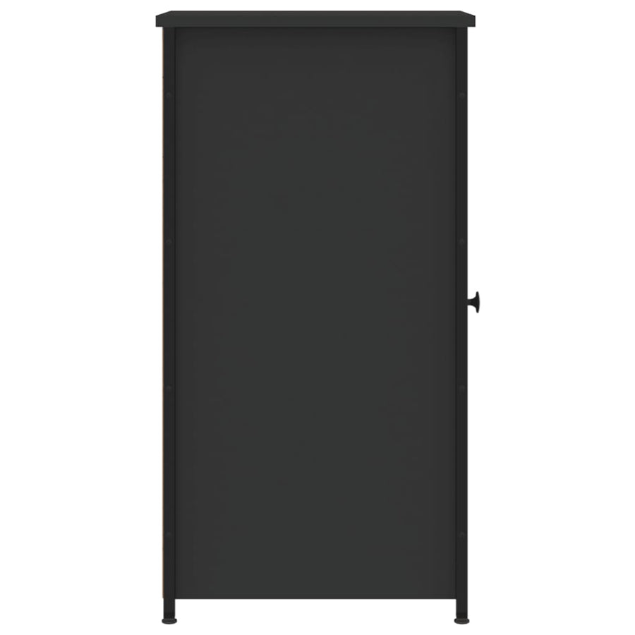 Bedside Cabinets 2 pcs Black 32x42x80 cm Engineered Wood