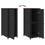 Bedside Cabinets 2 pcs Black 32x42x80 cm Engineered Wood - Extra Image