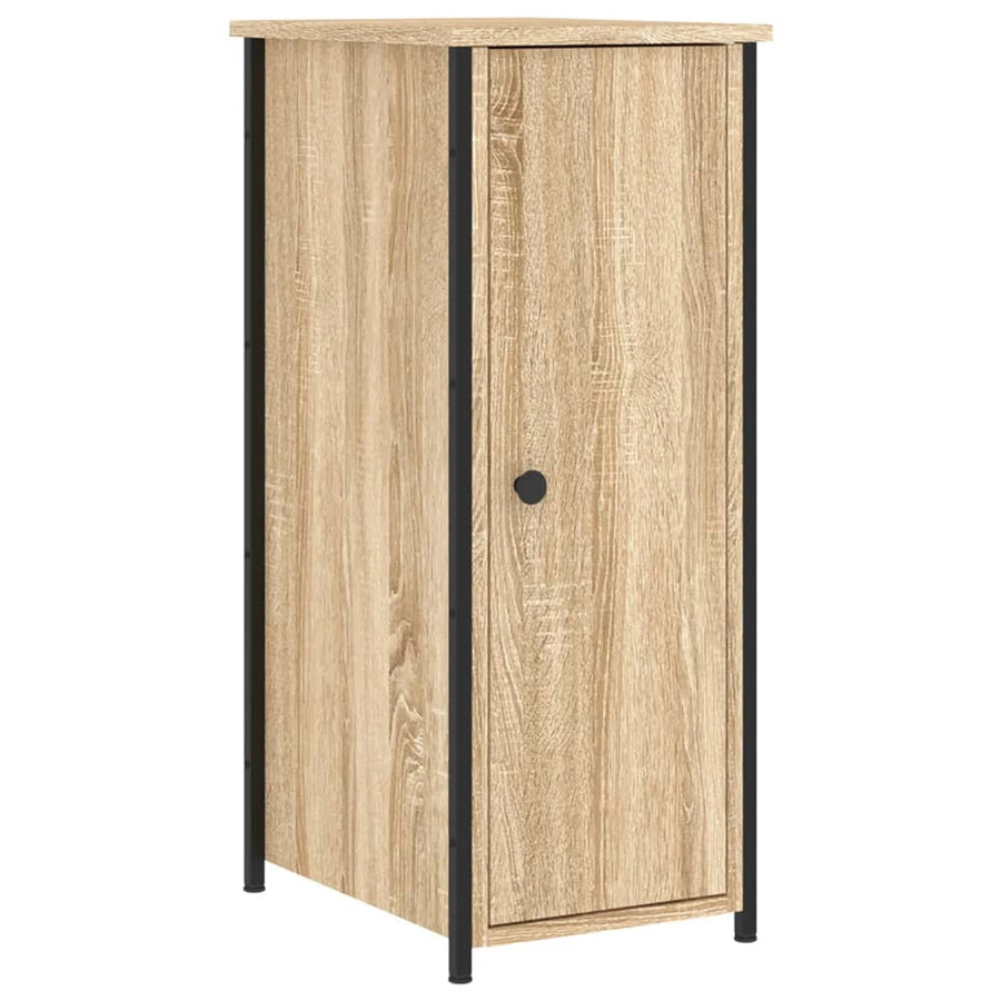 Bedside Cabinet Sonoma Oak 32x42x80 cm Engineered Wood