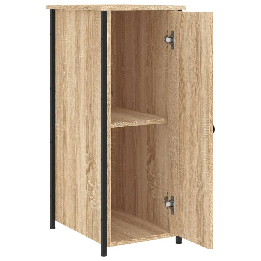 Bedside Cabinet Sonoma Oak 32x42x80 cm Engineered Wood