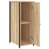 Bedside Cabinets 2 pcs Sonoma Oak 32x42x80 cm Engineered Wood - Close-Up Angle