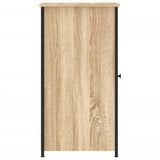 Bedside Cabinets 2 pcs Sonoma Oak 32x42x80 cm Engineered Wood - Low Angle