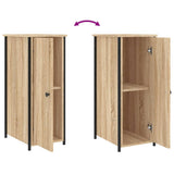 Bedside Cabinets 2 pcs Sonoma Oak 32x42x80 cm Engineered Wood