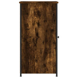 Bedside Cabinet Smoked Oak 32x42x80 cm Engineered Wood - Close-Up Angle