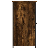Bedside Cabinets 2 pcs Smoked Oak 32x42x80 cm Engineered Wood