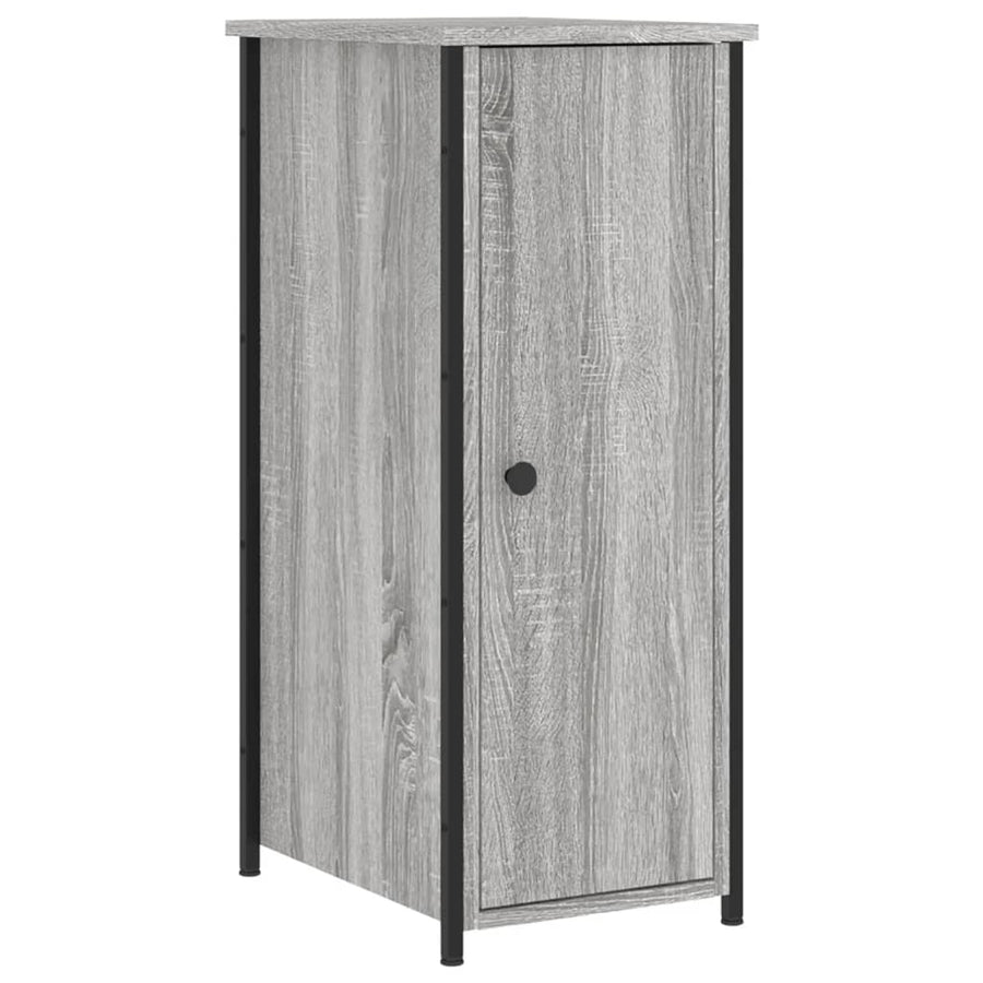 Bedside Cabinet Grey Sonoma 32x42x80 cm Engineered Wood