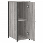 Bedside Cabinet Grey Sonoma 32x42x80 cm Engineered Wood