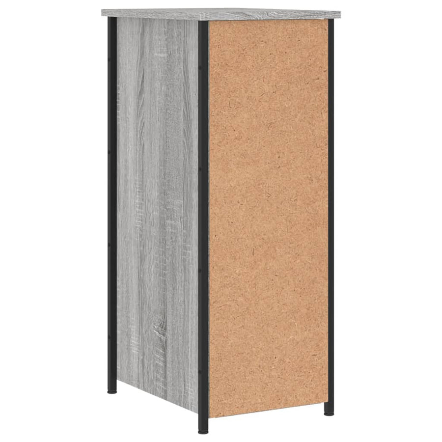 Bedside Cabinet Grey Sonoma 32x42x80 cm Engineered Wood