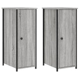 Bedside Cabinets 2 pcs Grey Sonoma 32x42x80 cm Engineered Wood